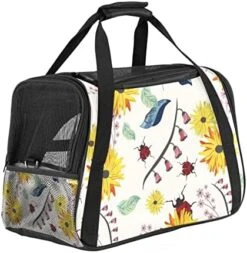 Pet Carrier Lovely Little Dog Bone Dog Food Soft-Sided Pet Travel Carriers For Cats,Dogs Puppy Comfort Portable Foldable Pet Bag Airline Approved 25 Pet Carrier Lovely Little Dog Bone Dog Food Soft-Sided Pet Travel Carriers For Cats,Dogs Puppy Comfort Portable Foldable Pet Bag Airline Approved -Greenies Pet Store 51G1Zl unjL. AC