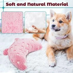 POMESEA Pet Pillow For Dogs, Glow In The Dark Soft Dog Neck Pillow, U-Shaped Pillow For Cat And Dog, Machine Washable Pet Calming Toy, Joint Relief Sleeping Improve For Pets (Pink) -Greenies Pet Store 51GB9As4WNL