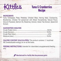 Wellness Kittles Cat Treat Variety Pack (Chicken & Cranberries, Salmon & Cranberries, And Tuna & Cranberries Flavors), Nine 2-Ounce Bags 15 Wellness Kittles Cat Treat Variety Pack (Chicken & Cranberries, Salmon & Cranberries, And Tuna & Cranberries Flavors), Nine 2-Ounce Bags -Greenies Pet Store 51GjBouKFzL