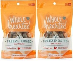 GENERIC WholeHearted Freeze-Dried Cat Treats (Chicken Liver, 1 Oz - 2 Pack) 13 GENERIC WholeHearted Freeze-Dried Cat Treats (Chicken Liver, 1 Oz - 2 Pack) -Greenies Pet Store 51GyFmkJjZL. AC