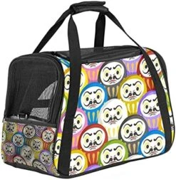 Pet Carrier Japanese Food Takoyaki Octopus Illustration Soft-Sided Pet Travel Carriers For Cats,Dogs Puppy Comfort Portable Foldable Pet Bag Airline Approved 22 Pet Carrier Japanese Food Takoyaki Octopus Illustration Soft-Sided Pet Travel Carriers For Cats,Dogs Puppy Comfort Portable Foldable Pet Bag Airline Approved -Greenies Pet Store 51H1q4W71LS. AC