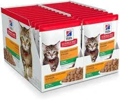 Hill's Science Diet Wet Cat Food, Kitten, Healthy Cuisine, Roasted Chicken & Rice Recipe, 2.8 Oz. Cans, 24-Pack 13 Hill's Science Diet Wet Cat Food, Kitten, Healthy Cuisine, Roasted Chicken & Rice Recipe, 2.8 Oz. Cans, 24-Pack -Greenies Pet Store 51HzNW0sYL. AC