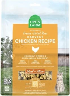 Open Farm Harvest Chicken Recipe Freeze Dried Raw Morsels For Cats, 9oz -Greenies Pet Store 51IDz7kLoL. AC