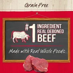 Merrick Purrfect Bistro Canned Wet Cat Food, Beef Recipe Pâté, Grain Free Natural Cat Food With Added Vitamins & Minerals For All Life Stages, 3 OZ Can (Pack Of 12) -Greenies Pet Store 51IxMUKtyCS