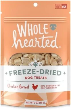 WholeHearted Chicken Breast Freeze-Dried Dog Treats, 3 Oz. -Greenies Pet Store 51JA6WssPfL. AC