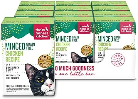 The Honest Kitchen Minced - Turkey In Bone Broth Gravy Wet Cat Food, 5.5 Oz (Pack Of 12) 7 The Honest Kitchen Minced - Turkey In Bone Broth Gravy Wet Cat Food, 5.5 Oz (Pack Of 12) - Image 5