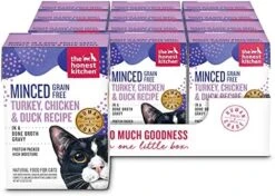 The Honest Kitchen Minced - Turkey In Bone Broth Gravy Wet Cat Food, 5.5 Oz (Pack Of 12) 19 The Honest Kitchen Minced - Turkey In Bone Broth Gravy Wet Cat Food, 5.5 Oz (Pack Of 12) -Greenies Pet Store 51Jt9XKfczL. AC