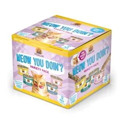 Weruva Classic Cat Food, Meow Ya Doin'! Variety Pack, 3oz Can (Pack Of 12) -Greenies Pet Store 51JzHZKHD1L