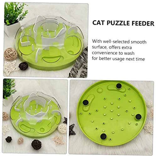 POPETPOP Cat Anti Choking Toy Doll Playsets Chew Toys Puppy Puzzle Small Puppy Toys Cat Puzzle Bowl Interactive Cat Food Bowl Cat Training Plaything Pet Cat Slow Feeding Toy Cat Maze Feeder 4 POPETPOP Cat Anti Choking Toy Doll Playsets Chew Toys Puppy Puzzle Small Puppy Toys Cat Puzzle Bowl Interactive Cat Food Bowl Cat Training Plaything Pet Cat Slow Feeding Toy Cat Maze Feeder - Image 2