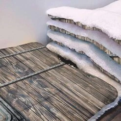 GENERIC Yellow Ultra Soft Thick Flannel Dog Cat Bed Mats Breakfast Food Cartoon Like Image Soft Warm Puppy Blanket Cover Dog Cat Fluffy Fur Blanket Sleep Fast Food Dessert 22" X 28" -Greenies Pet Store 51MrKl4WAL. AC