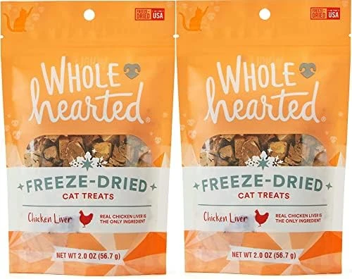 GENERIC WholeHearted Freeze-Dried Cat Treats (Chicken Liver, 1 Oz - 2 Pack) 4 GENERIC WholeHearted Freeze-Dried Cat Treats (Chicken Liver, 1 Oz - 2 Pack) - Image 2