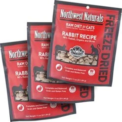 Northwest Naturals Freeze Dried Diet For Cats – Chicken Cat Food – Grain-Free, Gluten-Free Pet Food, Cat Training Treats – 11 Oz. -Greenies Pet Store 51NWmikQntL. AC