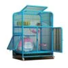 Cat Enclosures For Outside Universal Wheels Easy To Move, Designed From Metal Durable Suitable For Cats, Dogs, Rabbits, Blue/Pink (Color : Blue, Size : 78 * 55 * 107cm) 1 Cat Enclosures For Outside Universal Wheels Easy To Move, Designed From Metal Durable Suitable For Cats, Dogs, Rabbits, Blue/Pink (Color : Blue, Size : 78 * 55 * 107cm) -Greenies Pet Store 51NfXIEIJCL
