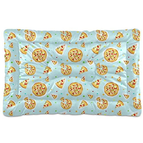 Food Pizza Dog Bed Cat Bed Soft Comfortable Pet Bed Non-Slip Calming Kennel Pad For Small Medium Large Dogs Cats 2116507 3 Food Pizza Dog Bed Cat Bed Soft Comfortable Pet Bed Non-Slip Calming Kennel Pad For Small Medium Large Dogs Cats 2116507