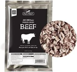 Saratoga Farms PetPREP Freeze-Dried Beef, Dog And Cat Treat And Food Topper, Emergency Food Supply, 5-Year Shelf Life (Bucket Of 10 Single Pouches) 10 Saratoga Farms PetPREP Freeze-Dried Beef, Dog And Cat Treat And Food Topper, Emergency Food Supply, 5-Year Shelf Life (Bucket Of 10 Single Pouches) -Greenies Pet Store 51OrUCO3gL. AC