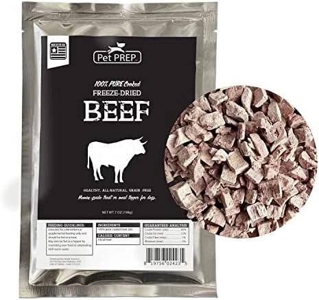 Saratoga Farms PetPREP Freeze-Dried Beef, Dog And Cat Treat And Food Topper, Emergency Food Supply, 5-Year Shelf Life (Bucket Of 10 Single Pouches) 6 Saratoga Farms PetPREP Freeze-Dried Beef, Dog And Cat Treat And Food Topper, Emergency Food Supply, 5-Year Shelf Life (Bucket Of 10 Single Pouches) - Image 4