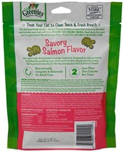 Feline Greenies Dental Crunchy Treats For Cats 3 Flavor Mega Variety Pack | (1 Each): Oven Roasted Chicken, Tempting Tuna, Savory Salmon (4.6 Ounces) | Plus Fun Animal Facts Booklet Bundle -Greenies Pet Store 51PNhGW5qlL