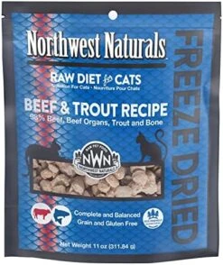 Northwest Naturals Freeze Dried Diet For Cats – Chicken Cat Food – Grain-Free, Gluten-Free Pet Food, Cat Training Treats – 11 Oz. -Greenies Pet Store 51PklqFWb L. AC