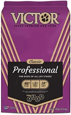 Victor Super Premium Dog Food – Professional Dry Dog Food – Super Premium Dog Food With 26% Protein, Gluten Free - For High Energy And Active Dogs & Puppies, 40lbs -Greenies Pet Store 51PtTnOjCCL. AC