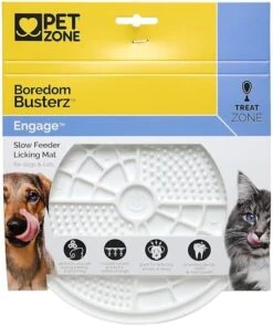 Boredom Busterz White Engage Licking Mat For Pets -Greenies Pet Store 51QUcnnIDpL. AC