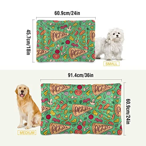 Food Pizza Dog Bed Cat Bed Soft Comfortable Pet Bed Non-Slip Calming Kennel Pad For Small Medium Large Dogs Cats 2116506 4 Food Pizza Dog Bed Cat Bed Soft Comfortable Pet Bed Non-Slip Calming Kennel Pad For Small Medium Large Dogs Cats 2116506 - Image 2