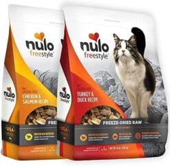 Nulo Freestyle Freeze-Dried Raw, Ultra-Rich Grain-Free Dry Cat Food For All Breeds And Life Stages With BC30 Probiotic For Digestive And Immune Health -Greenies Pet Store 51RKMddLl2L. AC 1