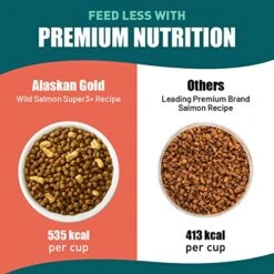 Alaskan Gold SUPER3+ (Salmon+Freeze Dried Raw Salmon+Salmon Fish Oil) Dry Cat Food | Kitten & Adult | High-Protein | Grain-Free | Allergy & Digestive Support| All-Natural | 10-lbs -Greenies Pet Store 51RtVpf9SjL