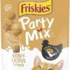 Purina Friskies Party Mix Cat Treats, Gravy-Licious Crunch With Chicken & Gravy Flavors, Crunchy Cat Treats For Adult Cats, 6 Ounce Resealable Pouch (8) -Greenies Pet Store 51S8zVESCJL