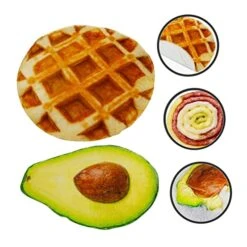 Homoyoyo Mexican Decor 2pcs Pet Blankets Mexican Decor Daily Use Cat Pads Convenient Pet Blankets Daily Use Pet Blankets Pet Mat Dog Pad Cat Mat Cats And Dogs Coral Fleece Biscuits -Greenies Pet Store 51SXvLf6B2L