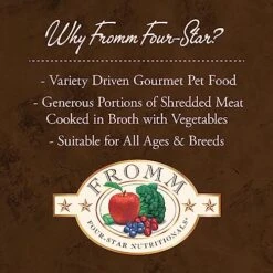 Fromm Four-Star Nutritionals Surf & Turf In Gravy Entrée - Premium Wet Cat Food - Chicken Recipe - Case Of (12) 5.5 Oz Cans 15 Fromm Four-Star Nutritionals Surf & Turf In Gravy Entrée - Premium Wet Cat Food - Chicken Recipe - Case Of (12) 5.5 Oz Cans -Greenies Pet Store 51TRCMJXNgL
