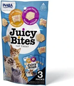 INABA Juicy Bites Grain-Free, Soft, Moist, Chewy Cat Treats With Vitamin E And Green Tea Extract, 0.4 Ounces Per Pouch, 18 Pouches (3 Per Bag), Tuna And Chicken -Greenies Pet Store 51TWxtzf wL. AC