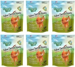 Emerald Pet 6 Pack Feline Dental Treats, 3 Ounces Each, Grain-Free Cat Treats Made In The USA (6 Pack Turducky) -Greenies Pet Store 51UX0St2ViL. AC