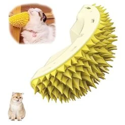Durian Multifunctional Toys,Durian Cat Scratcher,Massaging And Removing Floating Hair Cat Dog Mint Toys (Yellow) 19 Durian Multifunctional Toys,Durian Cat Scratcher,Massaging And Removing Floating Hair Cat Dog Mint Toys (Yellow) -Greenies Pet Store 51VB0XYVYGL 1