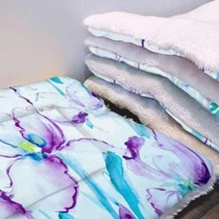 GENERIC Yellow Ultra Soft Thick Flannel Dog Cat Bed Mats Breakfast Food Cartoon Like Image Soft Warm Puppy Blanket Cover Dog Cat Fluffy Fur Blanket Sleep Fast Food Dessert 22" X 28" -Greenies Pet Store 51WhO5FPcaL. AC