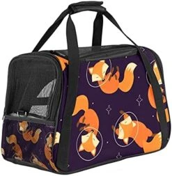 Pet Carrier Fast Food Pizza Hamburg Hot Dog Pattern Soft-Sided Pet Travel Carriers For Cats,Dogs Puppy Comfort Portable Foldable Pet Bag Airline Approved -Greenies Pet Store 51Xh gvo13S. AC