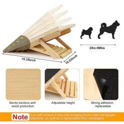 GEmeci Dog Scratch Pad For Nails,Nail File Scratch Board For Dogs Paw,Adjustable Scratch Square Paw Nail Scratch Pad For Dogs Nail File Board -Greenies Pet Store 51a5ba5Q7CL