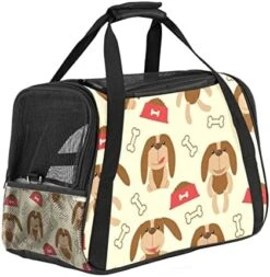 Pet Carrier Lovely Little Dog Bone Dog Food Soft-Sided Pet Travel Carriers For Cats,Dogs Puppy Comfort Portable Foldable Pet Bag Airline Approved 30 Pet Carrier Lovely Little Dog Bone Dog Food Soft-Sided Pet Travel Carriers For Cats,Dogs Puppy Comfort Portable Foldable Pet Bag Airline Approved -Greenies Pet Store 51aiJzjuGHL. AC