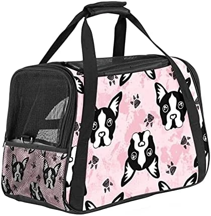 Pet Carrier Cute Cat Fish Food Pattern Soft-Sided Pet Travel Carriers For Cats,Dogs Puppy Comfort Portable Foldable Pet Bag Airline Approved 8 Pet Carrier Cute Cat Fish Food Pattern Soft-Sided Pet Travel Carriers For Cats,Dogs Puppy Comfort Portable Foldable Pet Bag Airline Approved - Image 6
