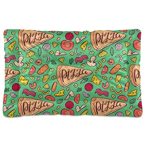 Food Pizza Dog Bed Cat Bed Soft Comfortable Pet Bed Non-Slip Calming Kennel Pad For Small Medium Large Dogs Cats 2116506 3 Food Pizza Dog Bed Cat Bed Soft Comfortable Pet Bed Non-Slip Calming Kennel Pad For Small Medium Large Dogs Cats 2116506