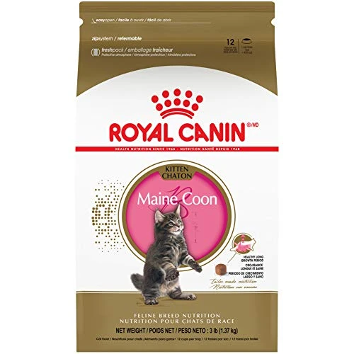 Royal Canin Feline Breed Nutrition Maine Coon Kitten Dry Cat Food, 3 Lb 3 Royal Canin Feline Breed Nutrition Maine Coon Kitten Dry Cat Food, 3 Lb