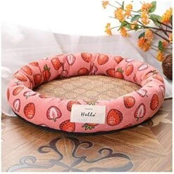 YangYan Cooling Pet Bed Mats, Breathable Pad Ultra Soft Comfortable Blanket Bed For Cats Small Medium Large Dogs Pet Summer Mats (Color : Blue Cat, Size : M) -Greenies Pet Store 51cABBi8MML. AC 3