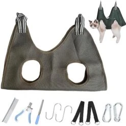 Alkyne Cuddles And Meow - Good Cat Hammock, Cuddlesmeow Cat&Dog Grooming Hammock, Pet Grooming Hammock Harness With Nail Clippers And Trimmer (Blue, S) 27 Alkyne Cuddles And Meow - Good Cat Hammock, Cuddlesmeow Cat&Dog Grooming Hammock, Pet Grooming Hammock Harness With Nail Clippers And Trimmer (Blue, S) -Greenies Pet Store 51cYj0IZPKL. AC