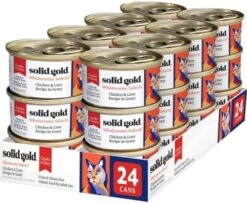 Solid Gold Wet Cat Food For Adult & Senior Cats 24 Pack - Wholesome Selects Chunks In Gravy - Made With Real Chicken & Pumpkin For Healthy Digestion And Sensitive Stomach 14 Solid Gold Wet Cat Food For Adult & Senior Cats 24 Pack - Wholesome Selects Chunks In Gravy - Made With Real Chicken & Pumpkin For Healthy Digestion And Sensitive Stomach -Greenies Pet Store 51d1Gw6NTaL. AC
