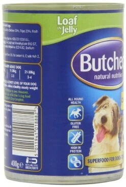 Butchers Dog Food Tripe Chicken Loaf 400 G (Pack Of 24) 10 Butchers Dog Food Tripe Chicken Loaf 400 G (Pack Of 24) -Greenies Pet Store 51dyrsJEoIL