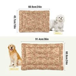 Food Pizza Dog Bed Cat Bed Soft Comfortable Pet Bed Non-Slip Calming Kennel Pad For Small Medium Large Dogs Cats 2116503 -Greenies Pet Store 51fE5mdP78L