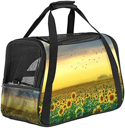 Pet Carrier Tasty Food Soft-Sided Pet Travel Carriers For Cats,Dogs Puppy Comfort Portable Foldable Pet Bag Airline Approved 12 Pet Carrier Tasty Food Soft-Sided Pet Travel Carriers For Cats,Dogs Puppy Comfort Portable Foldable Pet Bag Airline Approved - Image 10