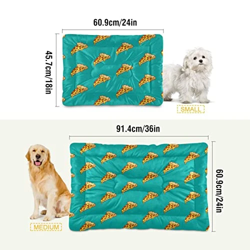 Food Pizza Dog Bed Cat Bed Soft Comfortable Pet Bed Non-Slip Calming Kennel Pad For Small Medium Large Dogs Cats 2116374 4 Food Pizza Dog Bed Cat Bed Soft Comfortable Pet Bed Non-Slip Calming Kennel Pad For Small Medium Large Dogs Cats 2116374 - Image 2