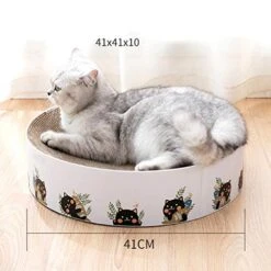 Yliping Cat Scratching Plate Claws Corrugated Paper Cat Litter Wear Cat Claw Board Cat Supplies Cat Toys (Size : B(L))