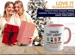 Bubble Hugs Cat Owner 2Tone Pink Mug 11oz - Dedicated Feline - Cat Women Fun Cat Parents Stuff Lady Paws Pet Dad Gifts -Greenies Pet Store 51iqv52XmRL