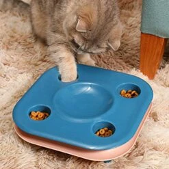 POPETPOP Spill Proof Dog Bowl Spill Proof Dog Bowl Catnip Toy Cat Food Bowl Track Toy With Exercise Kitten Toy Funny Cat Teaser Toy Spill Proof Dog Bowl Catnip Toy Catnip Toy -Greenies Pet Store 51jR6c8RvtS